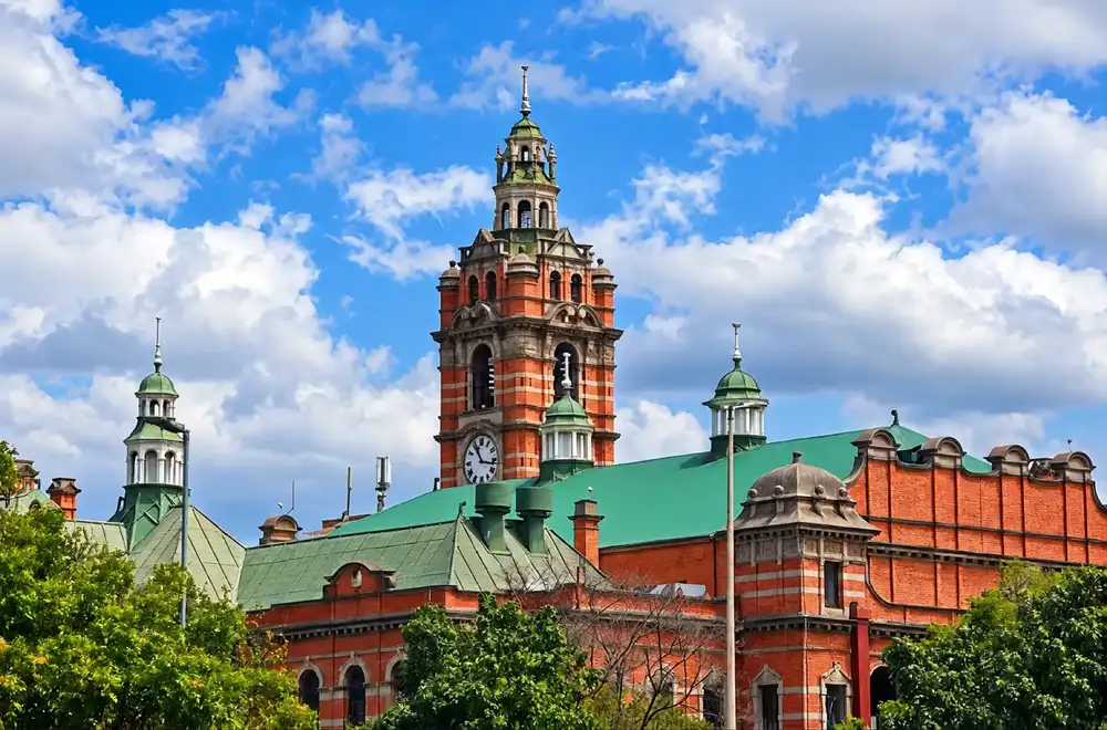 Historic Pietermaritzburg City Hall clock tower